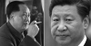 合成图片：毛泽东、习近平。（AFP）